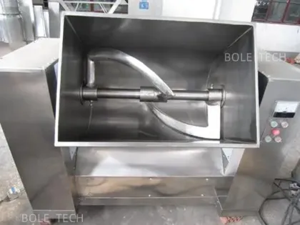 Solid drinks trough mixer Solid beverages guttered mixer