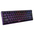 Rosa leuchten ruhige mechanische Gaming -Tastatur