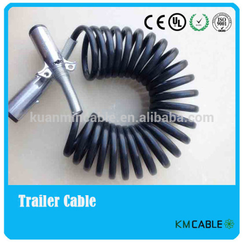 7 core trailer adptor trailer cable with socket and plug