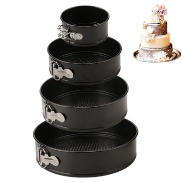JHY Factory's Non-Stick Coated Carbon Steel Cheesecake & Cake Baking Pan: High-Quality Kitchenware for Professional Results