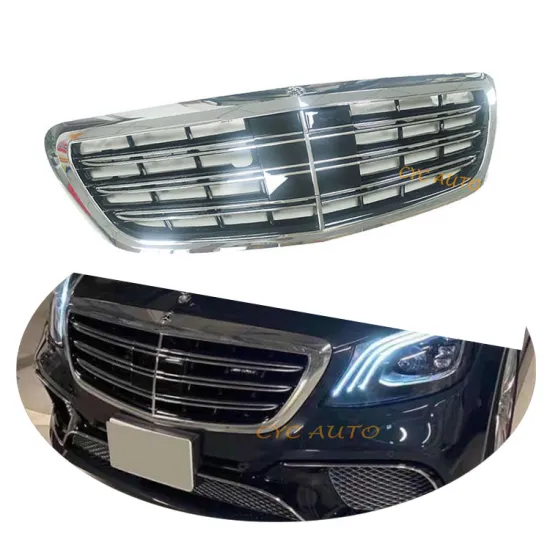 W222 AMG Style Front Bumper Grill for Mercedes Benz S Class 2014-2018