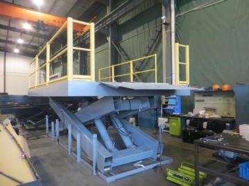 Loading dock lift hydraulic
