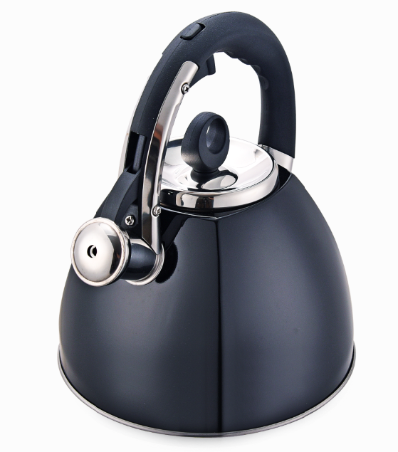 Stainless teel construction kettle black