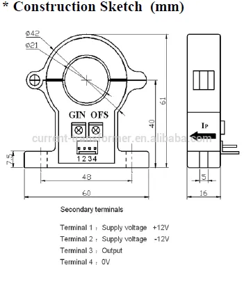 High accuracy hall sensor/hall current sensor/hall effect current sensors