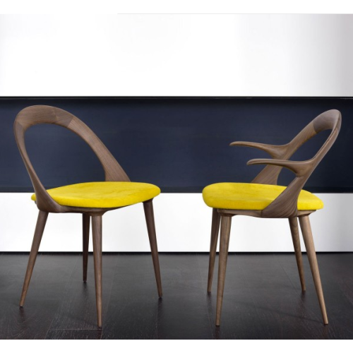 Upholstered Hotel Restaurant Wood Ester Dining Chair