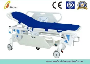 Abs Multi-functional Patient Transportation Cart Hospital Stretcher Trolley (als-st004)