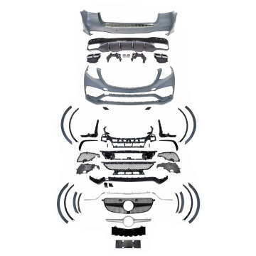 GLE KLASSE W166 2015-2019 Bodykit Upgrade - Bumper aan de voorkant, achterbumper, voorgrille GLE63 AMG voor Benz