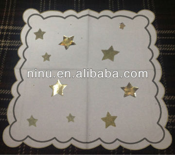 25*25/33*33 foil napkins,paper napkin manufacturer