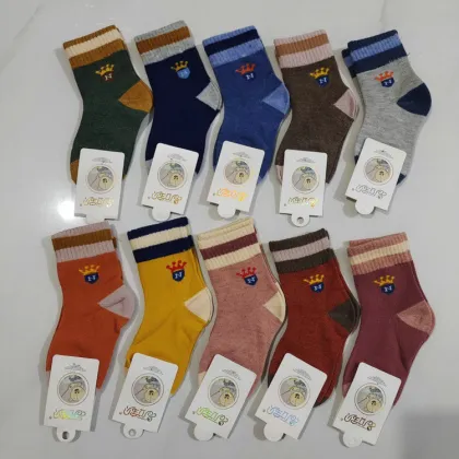 Dollar Model JLW003 - Thick Knitted Cotton Baby Socks