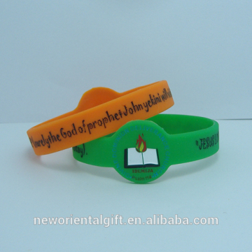 Quality silicone wristband with watche shape wholesale