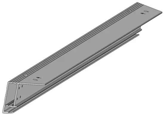 Aluminum PV solar module frame-2