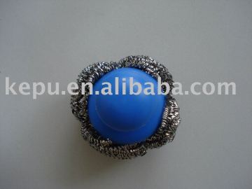 stainless steel scrubber with handle