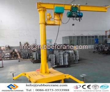 Swing Arm Hoist Jib Crane: Free Standing Mobile JIB CRANE