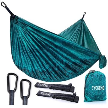 Custom Print Polyester Multi-Color Outdoor Portable Folding Hammock