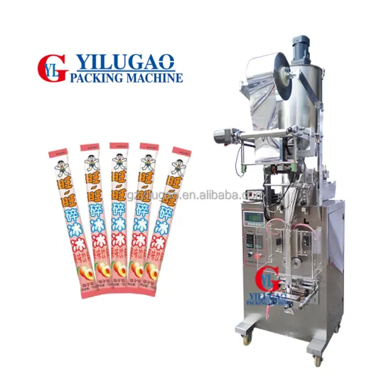 Quality Fruit Juice Ice Lolly Jelly Stick Filling and Packing Machine