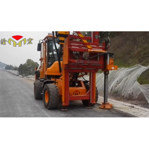 hydraulic pile driver for excavators