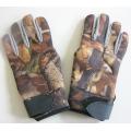 Camo duck warm hunting neoprene gloves for shooting