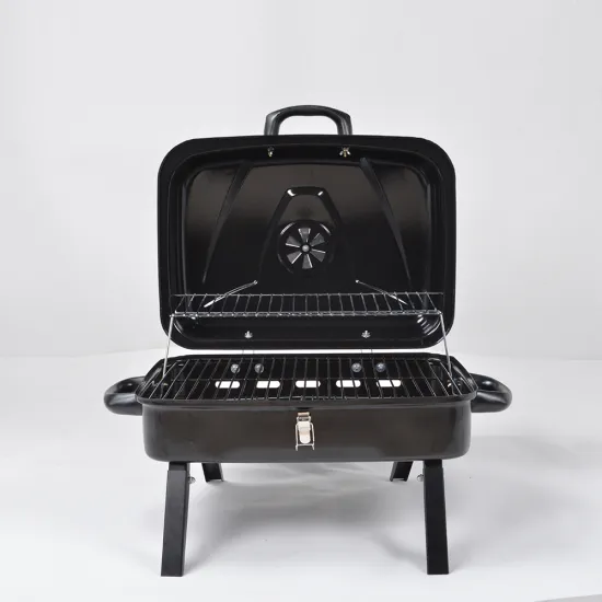 Hot Sale Oem Barbecue Portable Mini Outdoor Camping Charcoal Portable Tabletop Folding Smoker Bbq Grill With Foldable Leg