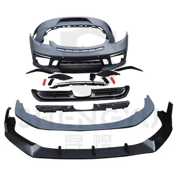2017-2019 Porsche Cayman 718 GT3 Style Bumper and Grille Upgrade Kit