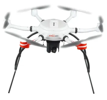 6-Rotor Drone 30km More Than One Hour Flight Time for surveillance Rtk