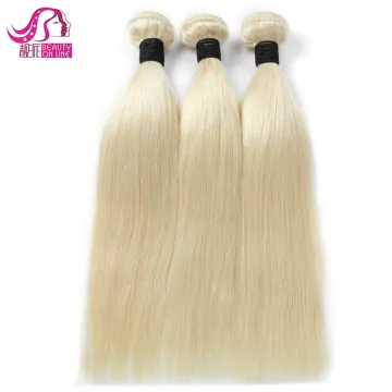613# blonde color factory price silky straight mink brazilian hair bundles