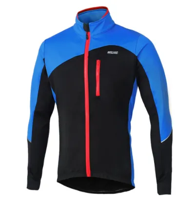 ARSUXEO 17D Breathable Quick Dry Winter Cycling Jacket with Back Pocket