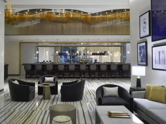 Unique modern big hallway chandelier foyer