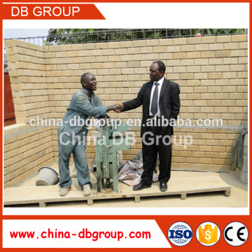 manual interlocking mud soil clay brick making machine price