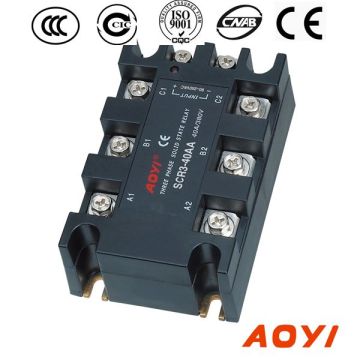 Enhanced solid state relay ssr 3-phase SCR3-40AA 