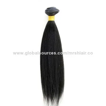 Cheap Indian Virgin Human Hair, Weft Grade 6A Indian Yaki Straight
