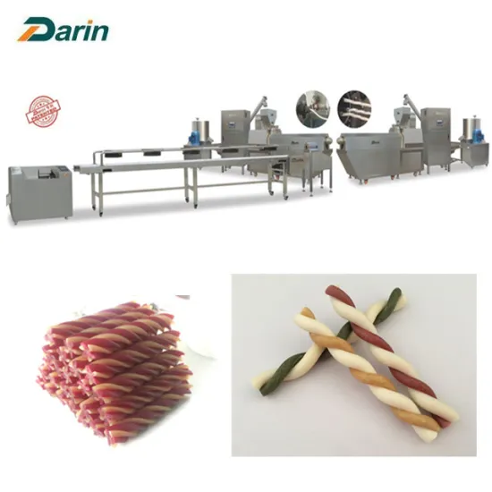 Bi-color Dog Chewing Food Production Line