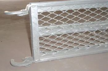 Gridding Steel Metal Scaffolding Planks With Hot Dip Galvanization
