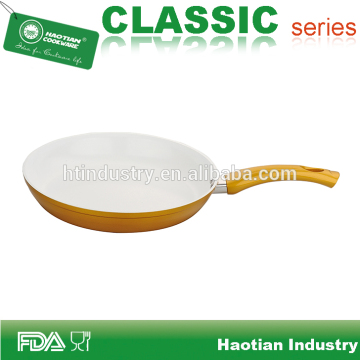 Aluminum Forged Golden Ceamic Coated Frying Pan
