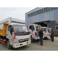 Dongfeng wheel tipper truck transportation 4tons tipper