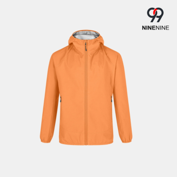 Chaqueta impermeable ligera con capucha para niños