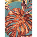 Tissu d&#39;impression 45S de navette de popeline rayonne de conception tropicale