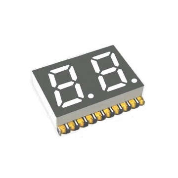 0,3 inch dubbele cijfers 7-segment LED-oppervlakte-mount display door de Chinese fabrikant