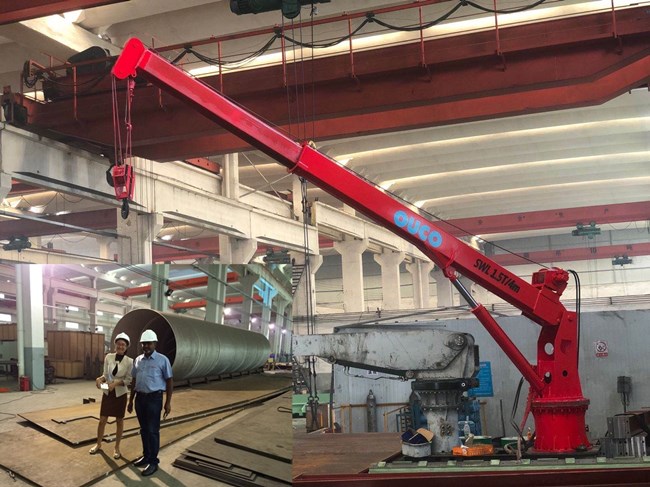 1.5T4M-Telescopic boom crane