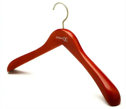 CHEERY COLOR DELUXE WOODEN SUIT HANGERS