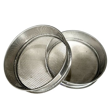 20cm Heavy Duty Garden Soil Sieve - 304 Stainless Steel Filter for Soil Testing