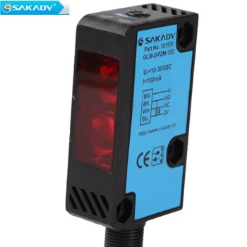 IP 65 waterproof photoelectric optical reflective industrial sensor