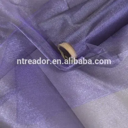 shiney organza fabric roll