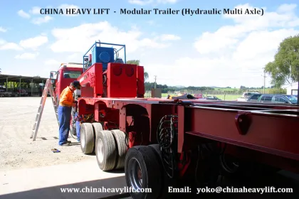 CHINA HEAVY LIFT  -  Nicolas MDED Model Modular Trailer