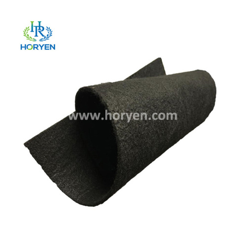 2mmの厚さの黒い活性炭繊維フェルト