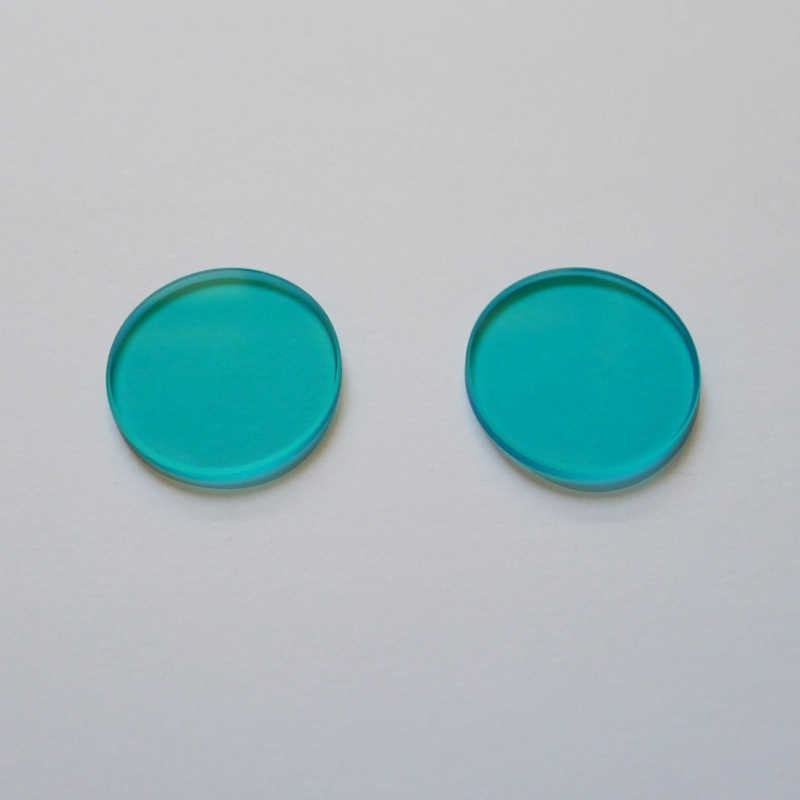 Filter UV‑IR Kaca Potong Biru D25x2mm BG38