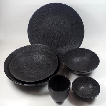 Pad Printing Stoneware Dinnerset