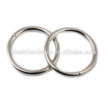 Boucles d'Oxyde de métal argenté non soudées de haute qualité pour sac à main