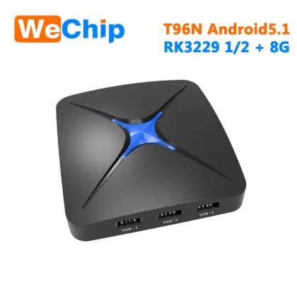 Alibaba Top Recommend android 5.1 ott tv box smart tv box t96n RK3229 media player