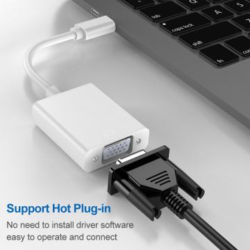 HUB USB 2 EN 1 vers VGA