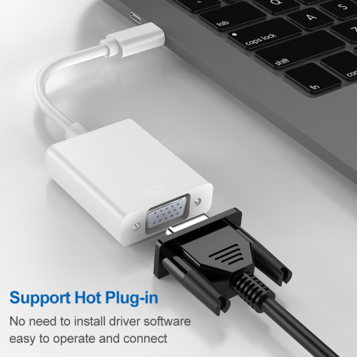 VGA Adapter for Laptop 2 IN 1 USB HUB To VGA Manufactory